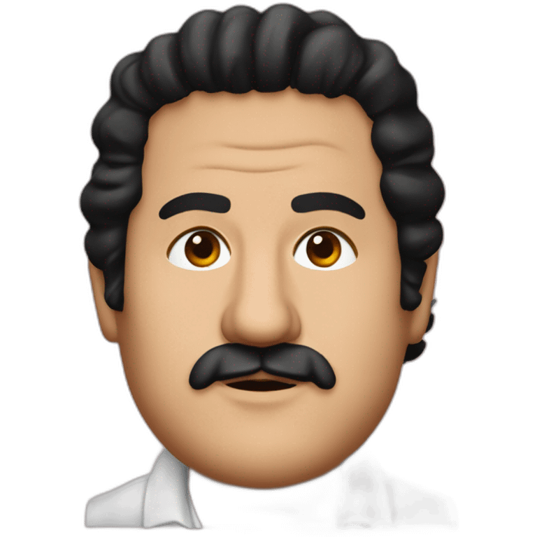 Pablo escobar with a qamis emoji