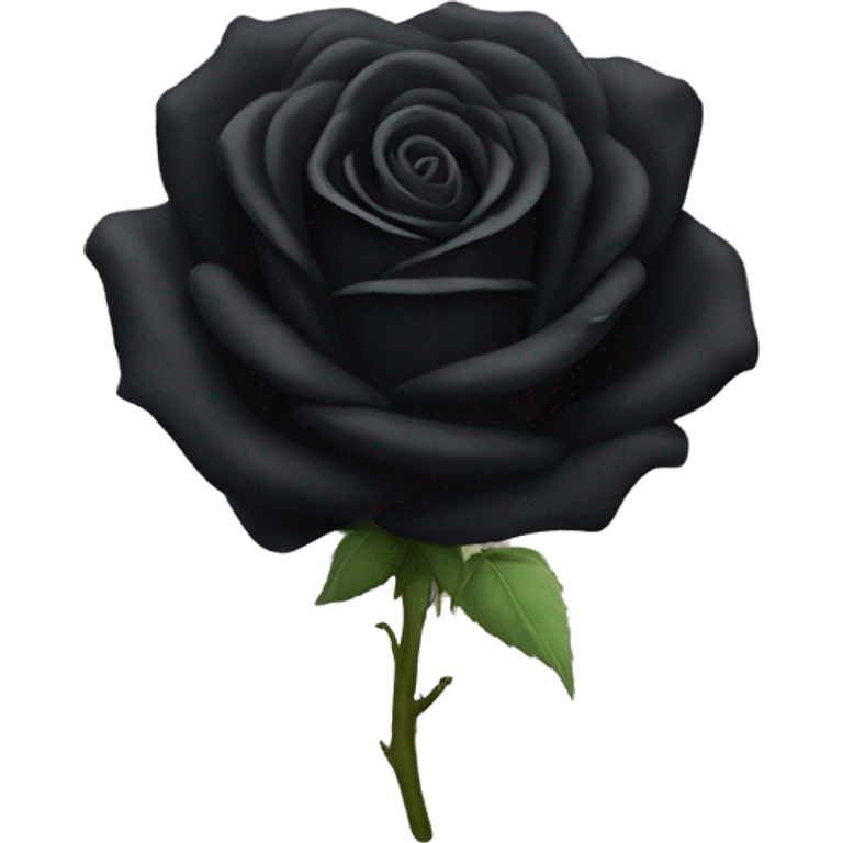 Black rose emoji