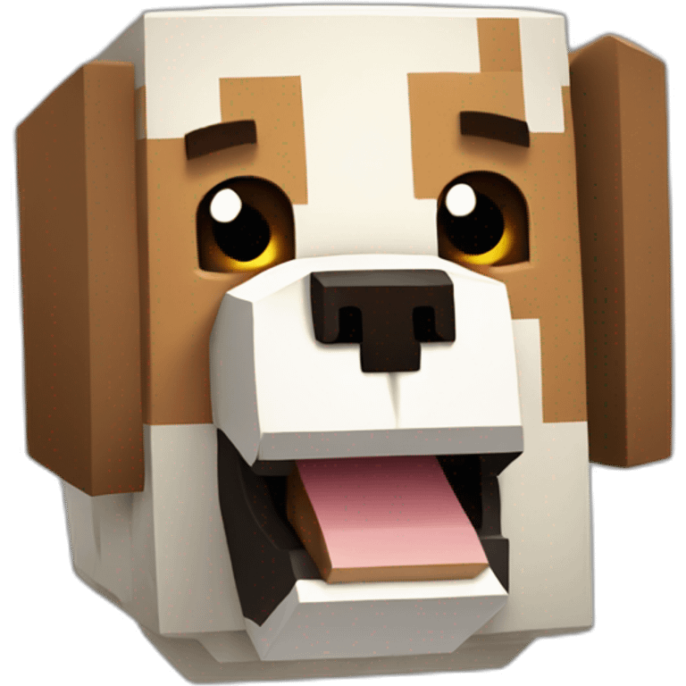 Minecraft dog emoji