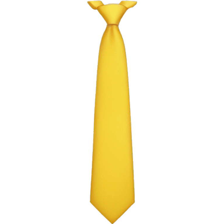 one long Yellow tie emoji