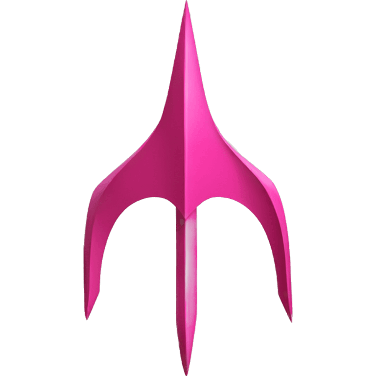 Arrow down pink emoji