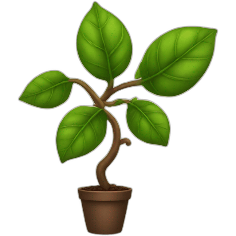 Coffee plant emoji