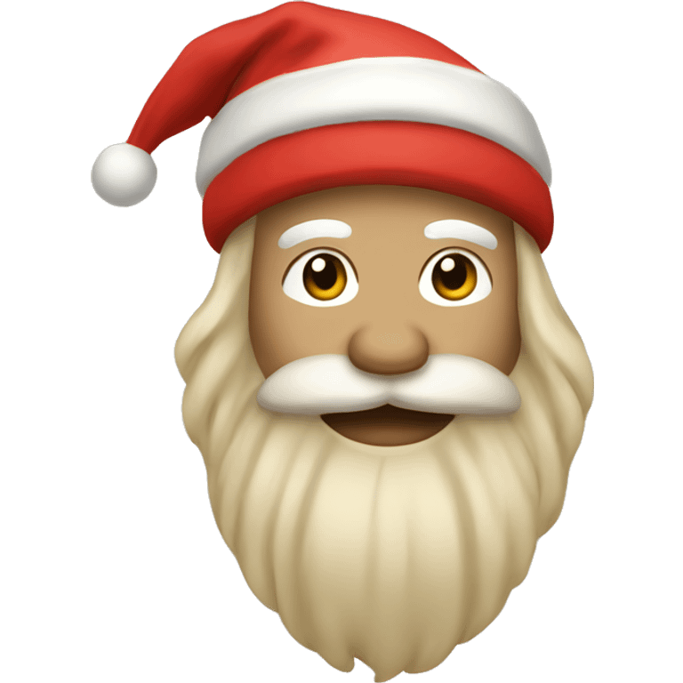 Beige santa hay emoji