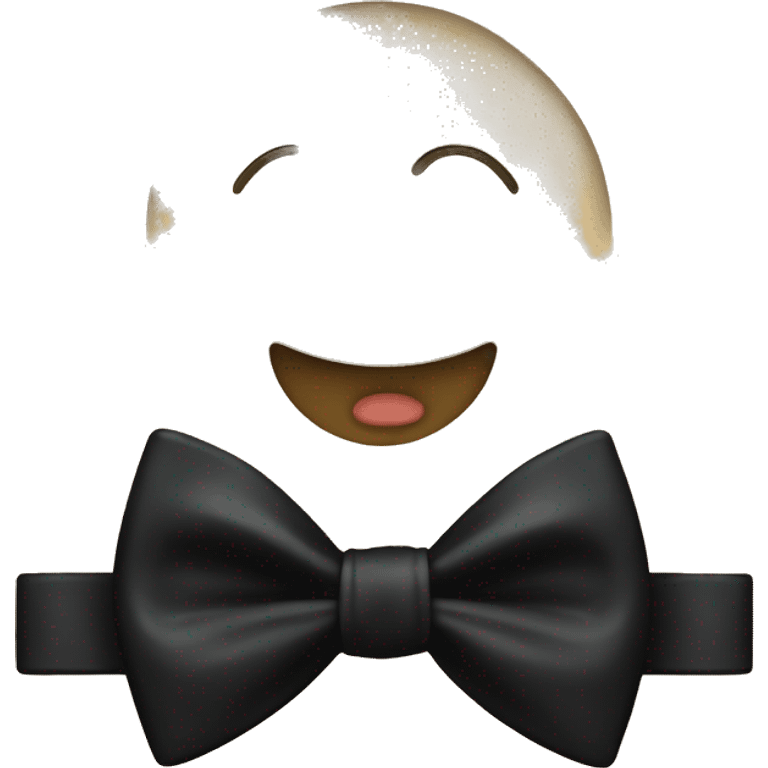 Black bow tie emoji