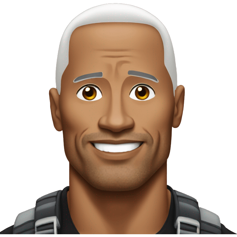 Dwayne Johnson emoji