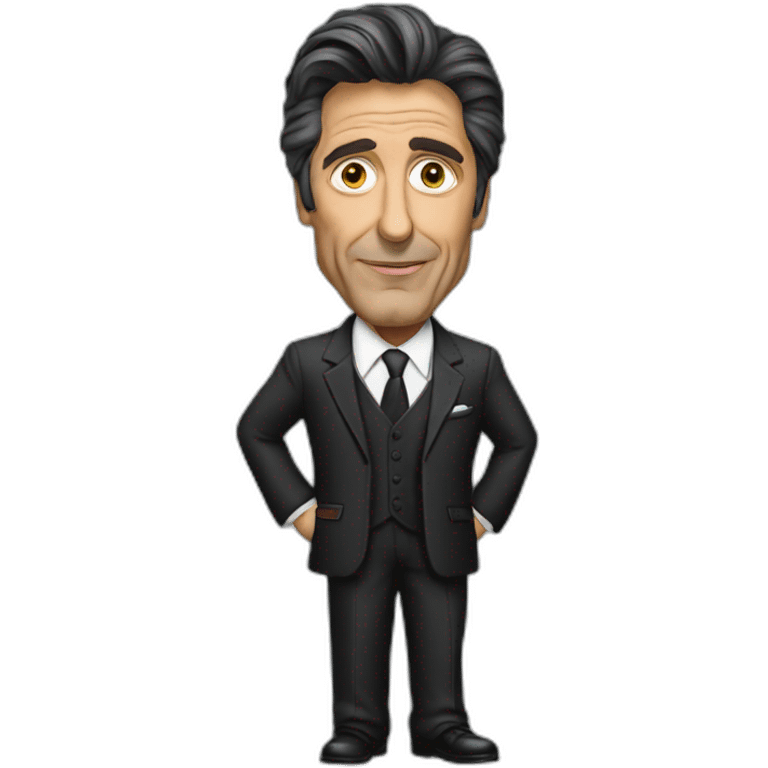 al pacino wearing suit emoji