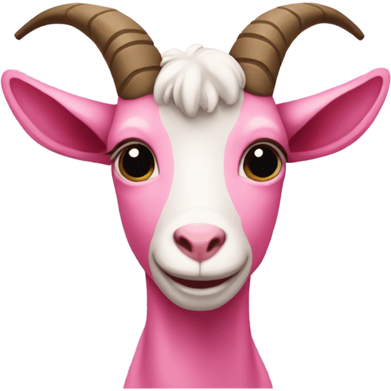 Pink goat emoji