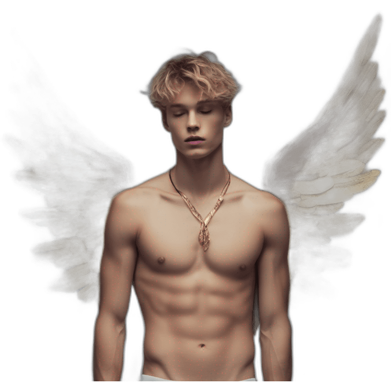 david bellemere, Bare belly, Wings, Choker, Bathed in shadows, FOV 90 degrees, short lighting, L USM, Cold Colors, gilded technique, extremely hyper aesthetic, absurdres emoji