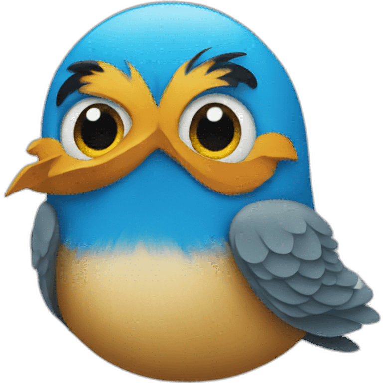 Twitter bird emoji