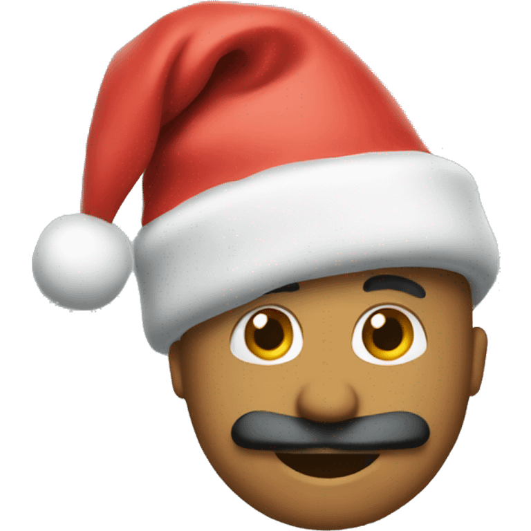 A Christmas render  emoji