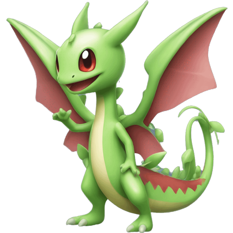 Full body shiny Flygon-grovyle emoji