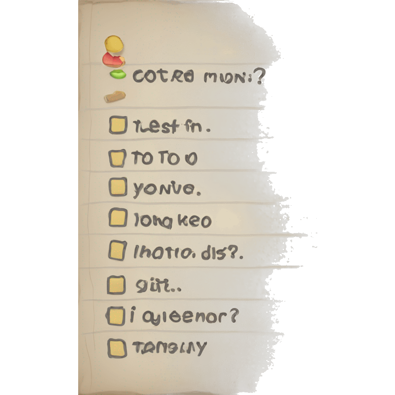 todo list check emoji