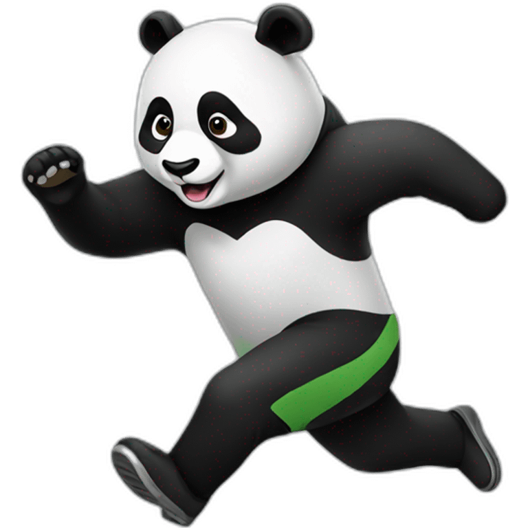 panda running emoji