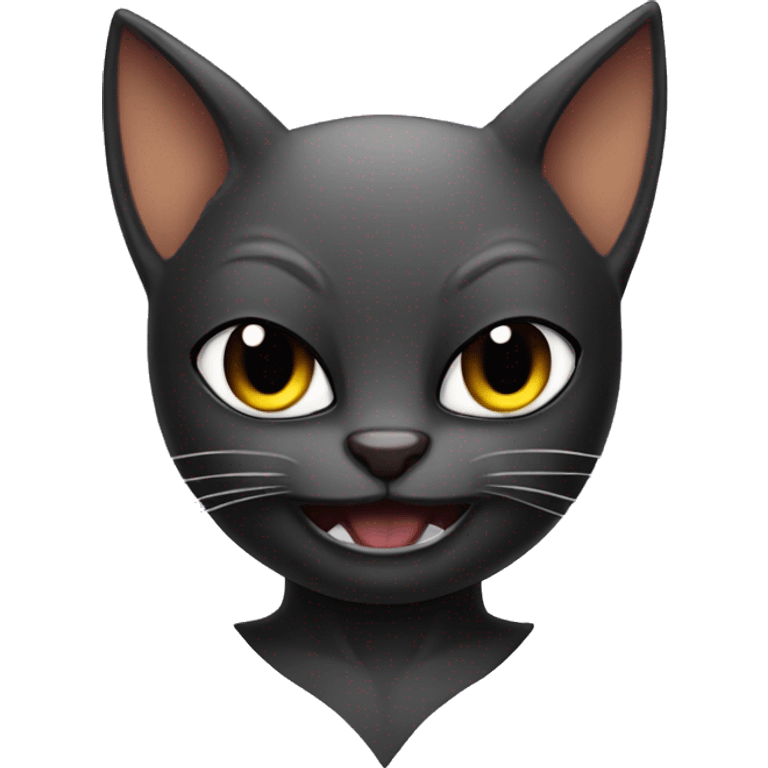 Bat man cat emoji