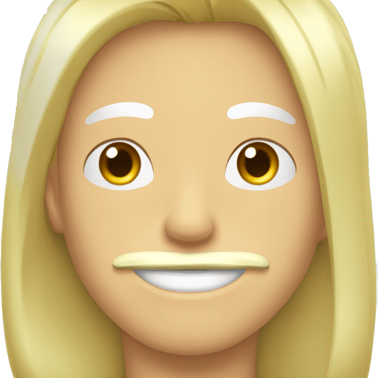 homme blanc cheveux court blond moustache blonde yeux marron   emoji