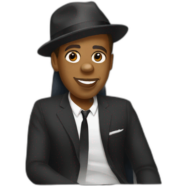 Jay-z on a plane emoji