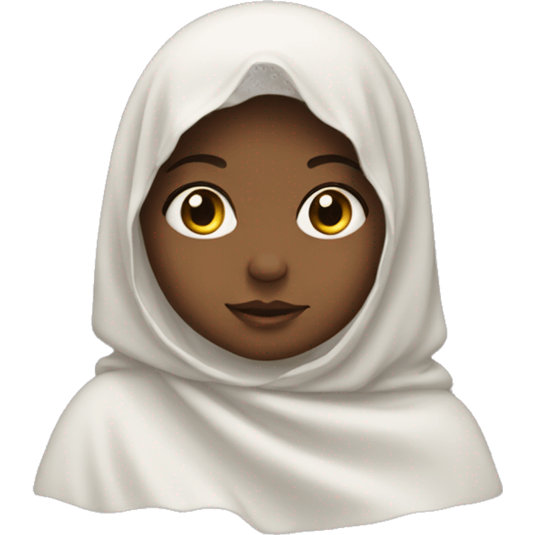 veiled baby little girl emoji