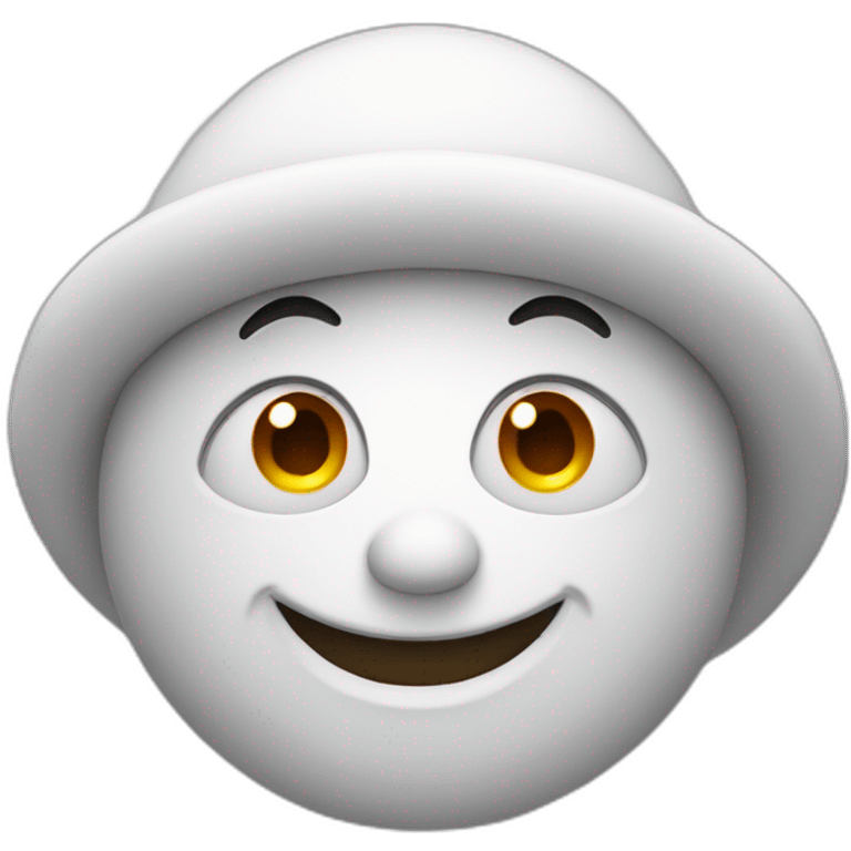 Bonhomme avec un regard de jugement emoji