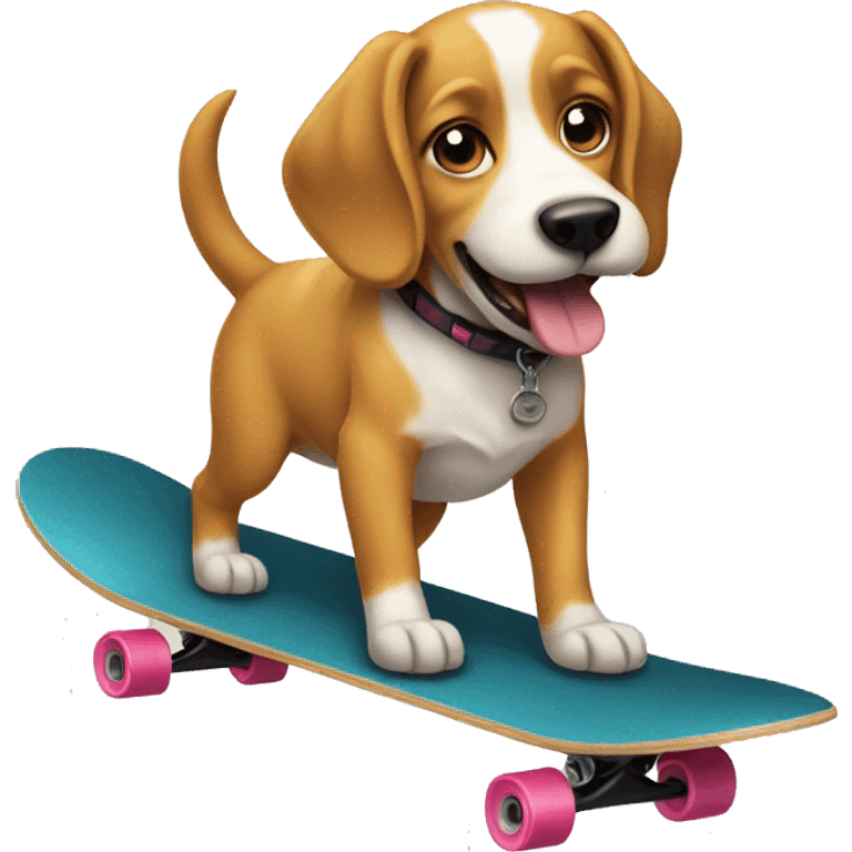 dog on a skateboard  emoji