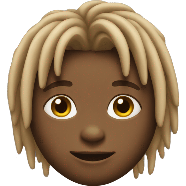 black boy with dreads emoji