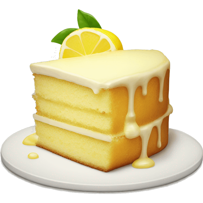 Lemon cake emoji