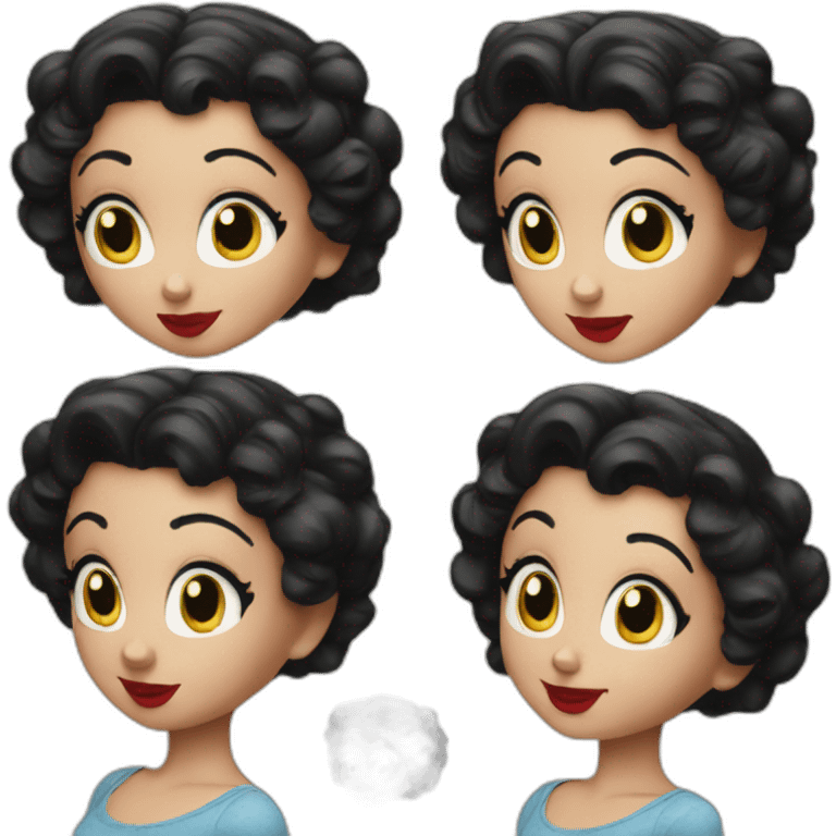 Betty boop emoji