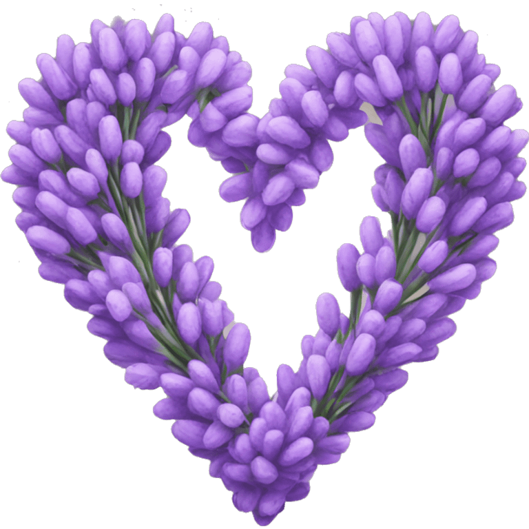 Lavender heart emoji