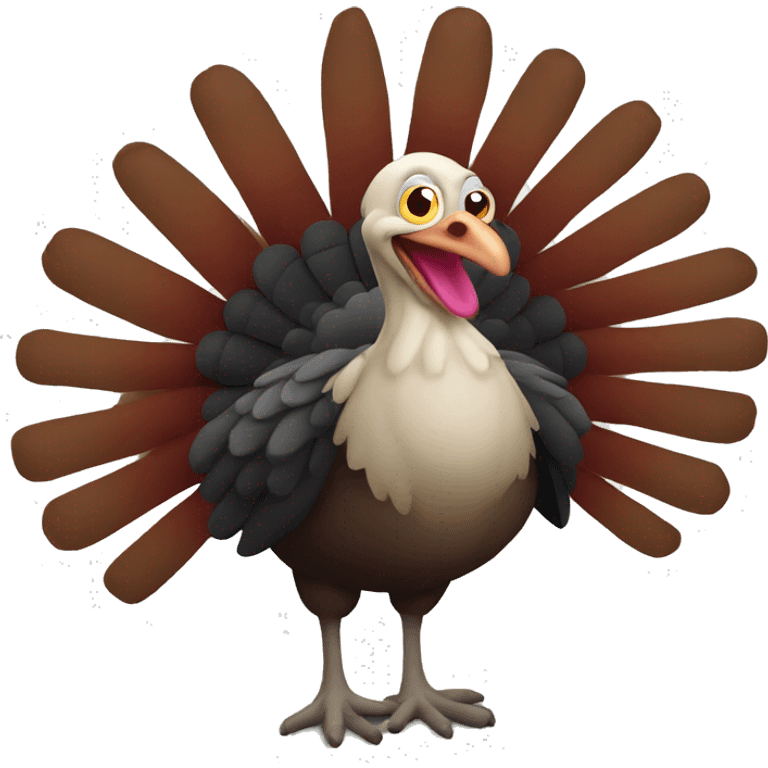 Monster turkey emoji