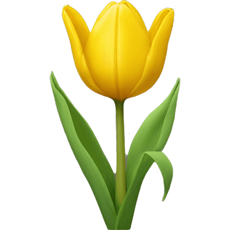 yellow tulip emoji