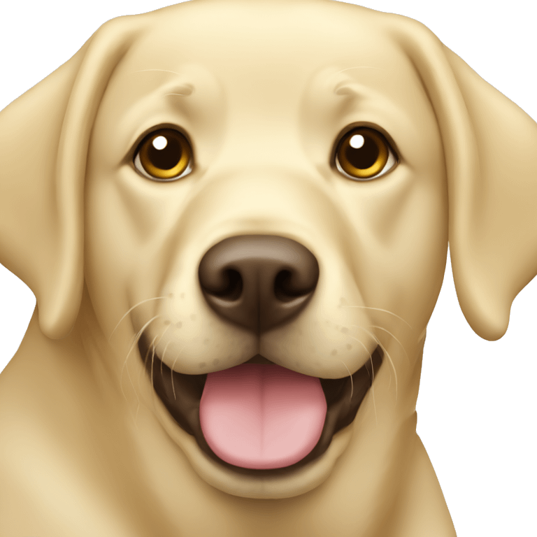 Blond Labrador  emoji