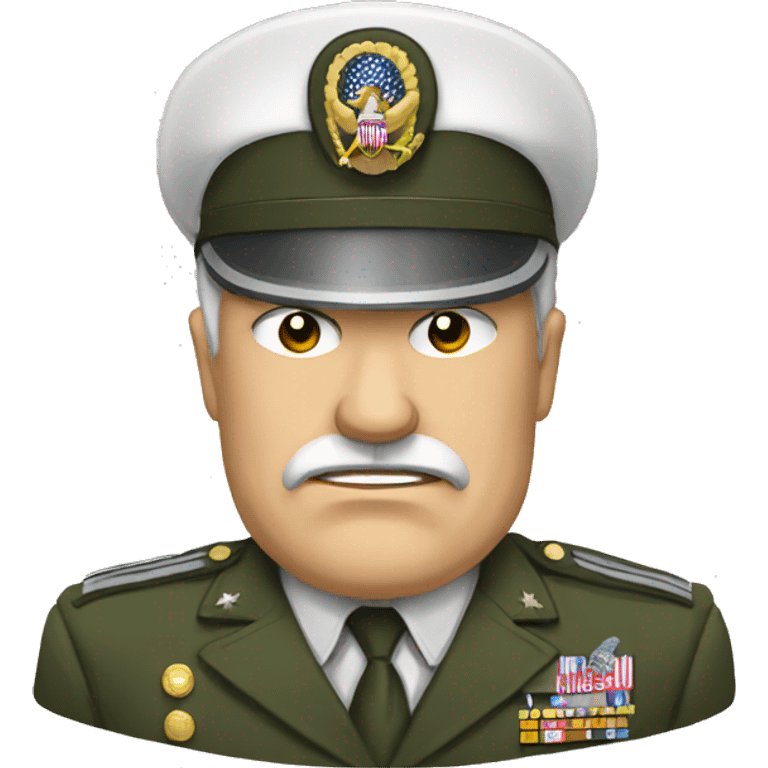 white general of army usa angry emoji