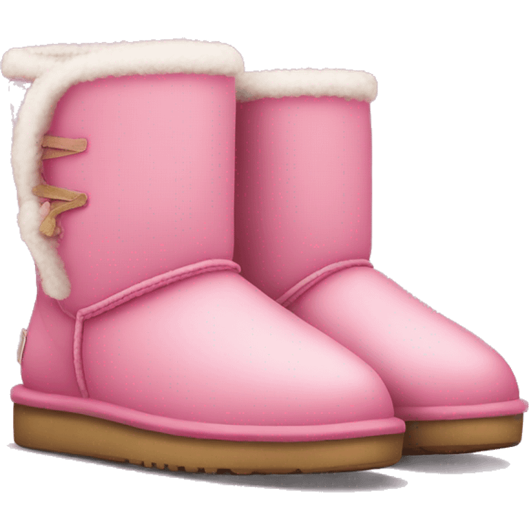 Pink uggs emoji