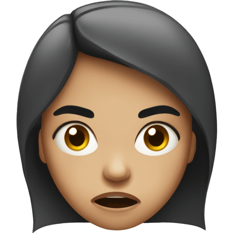 Angry girl emoji