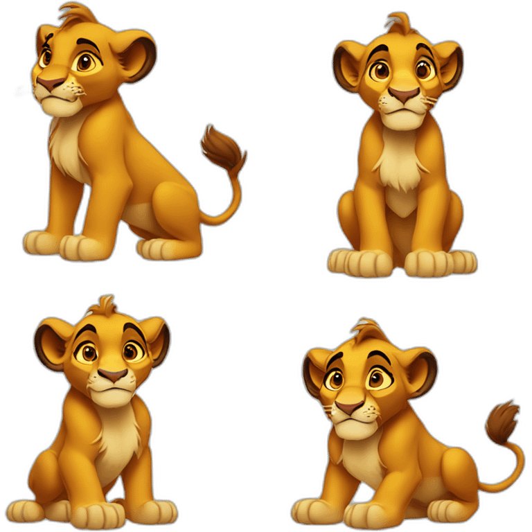 The lion king emoji