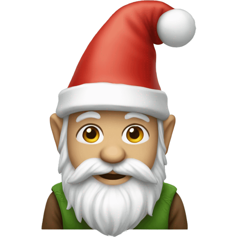 Christmas gnome emoji