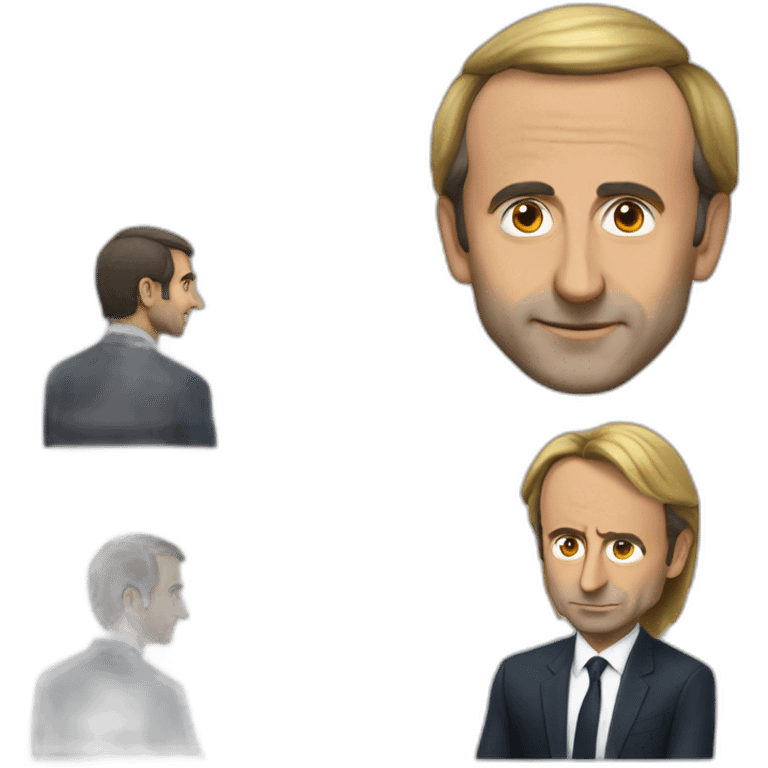 Zemmour qui chevauche macron emoji