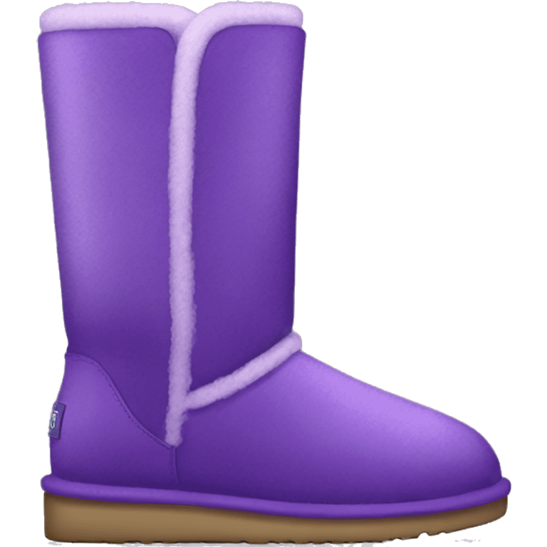 purple ugg boots emoji