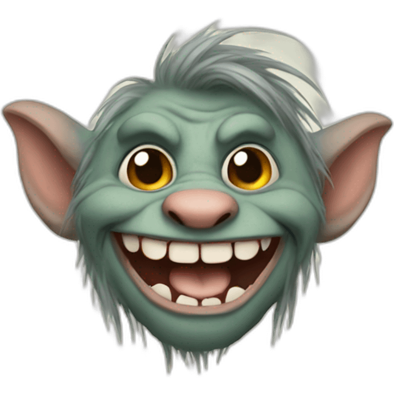 troll with rat face emoji