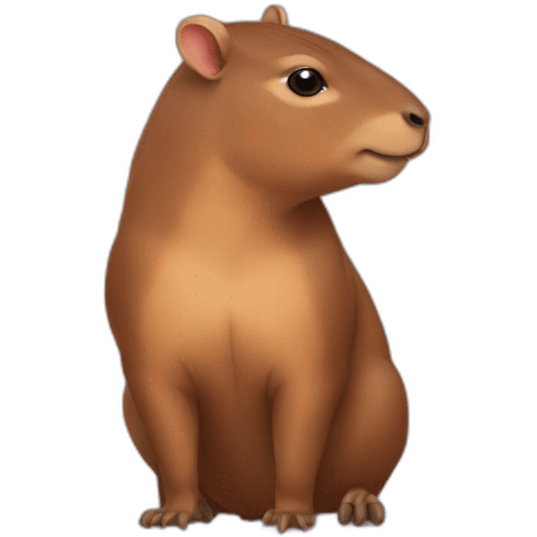 Capibara with  emoji