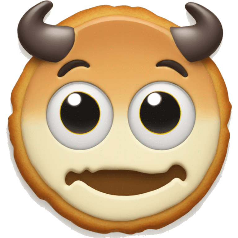 Ox eye cookie emoji