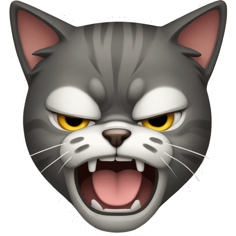 angry cat emoji