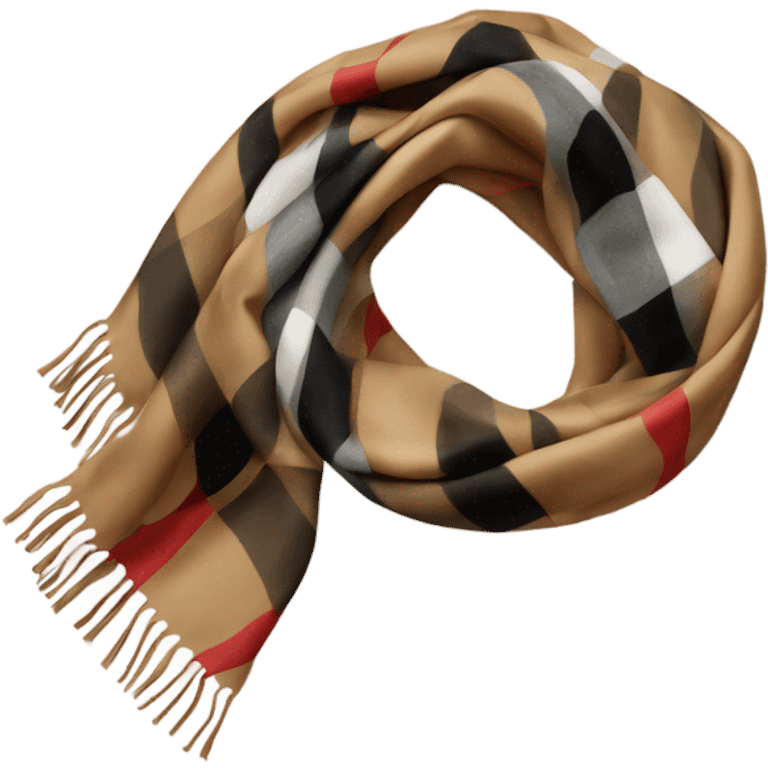 Burberry scarf  emoji