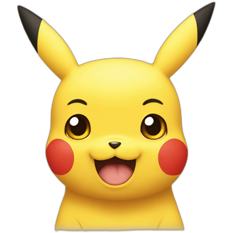 Pikachu face emoji