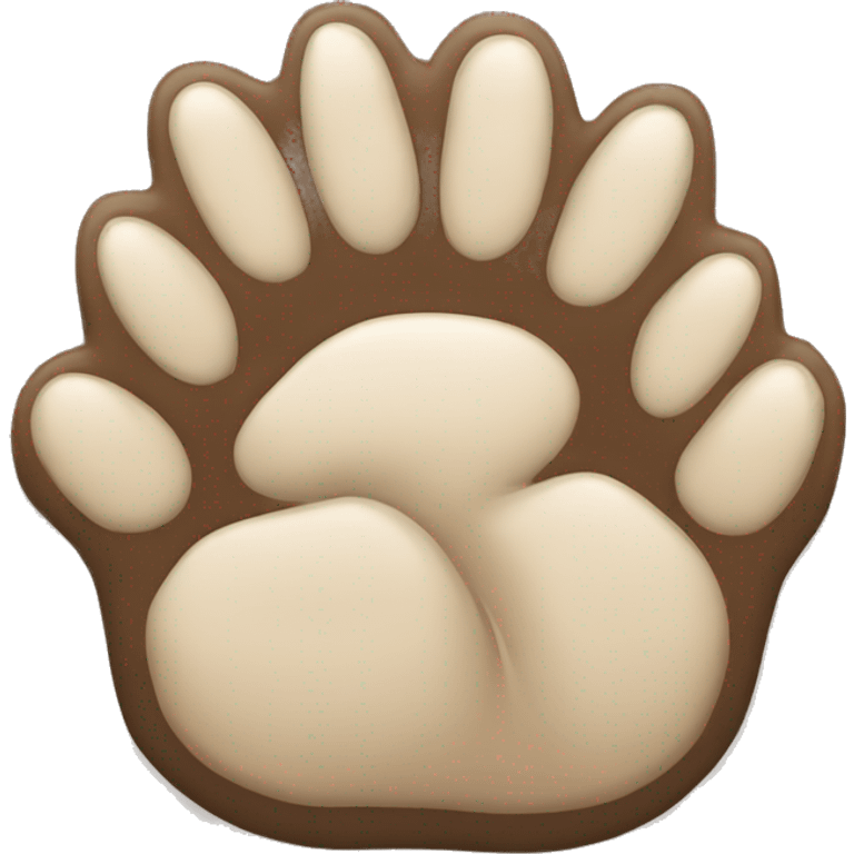 strong bear paw emoji