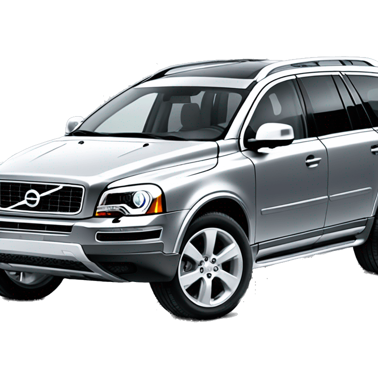 2013 silver volvo xc90 awd model emoji