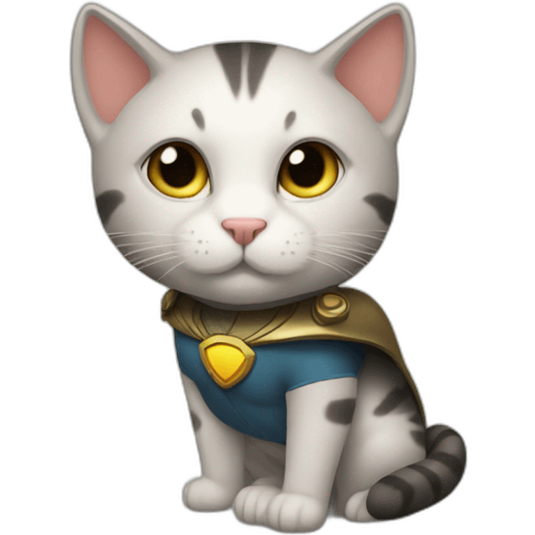 A super hero cat emoji