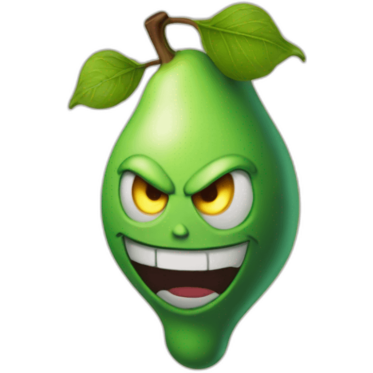 Poire evil emoji