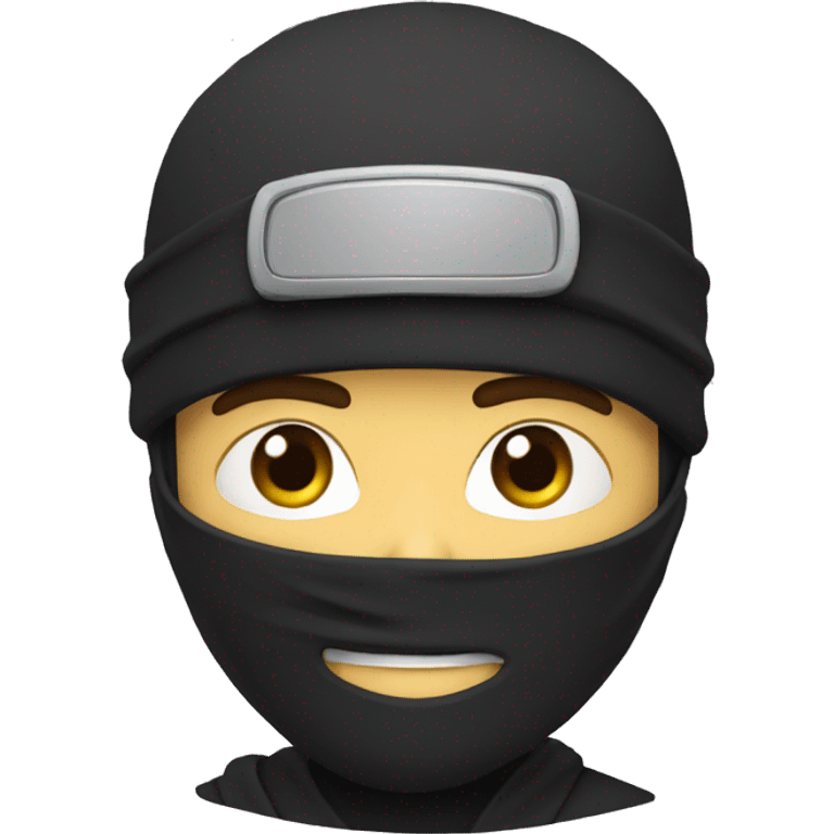 Ninja con una corona emoji