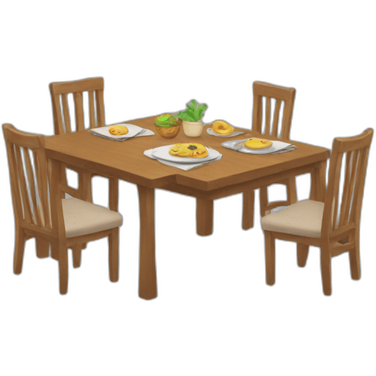 Mesa comedor emoji