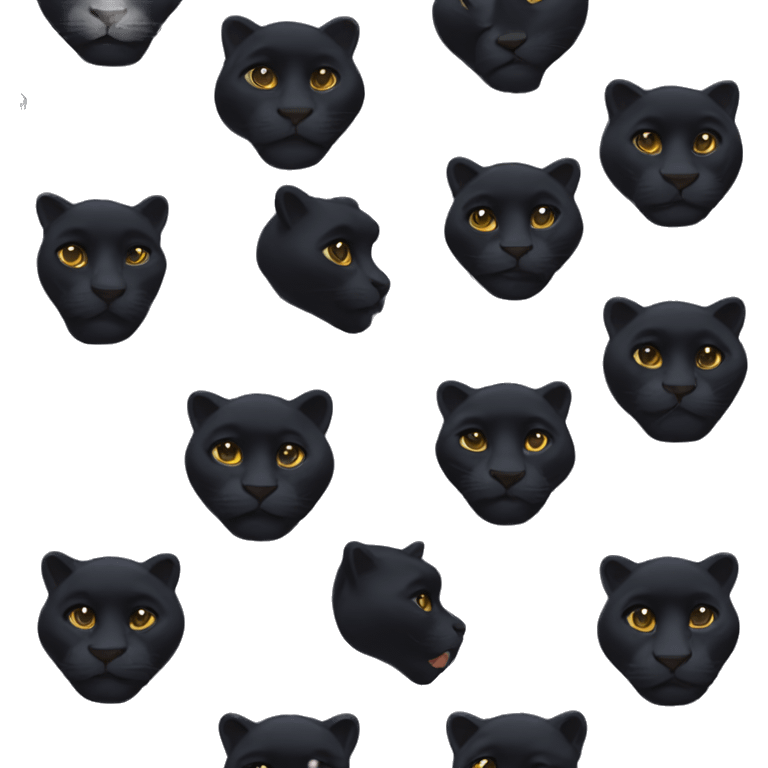 Black panthère emoji